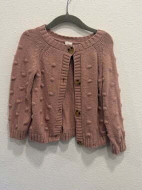 H&M Dusty Rose Bobble Knit Cardigan